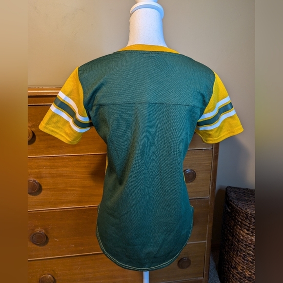 NFL GREEN BAY PACKER WOMENS JERSEY T-shirt SZ S - Picture 6 of 11